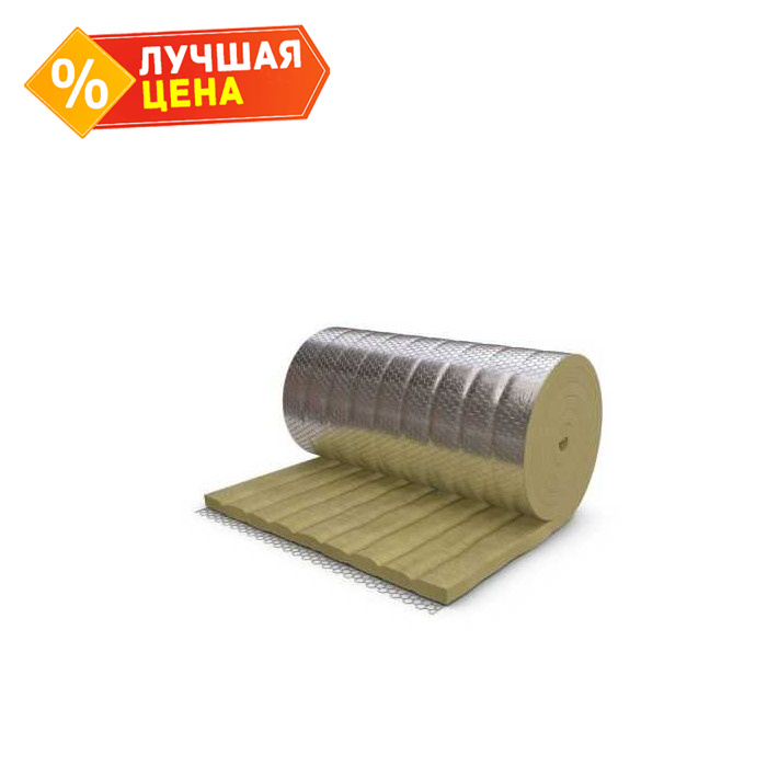 Прошивной мат Paroc Wired Mat 80 AluCoat 30х600х6000